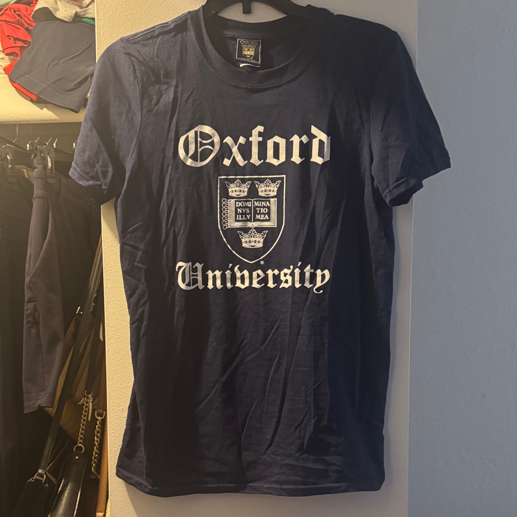 Oxford University Navy Blue Tee Oxford University Navy Blue Tee